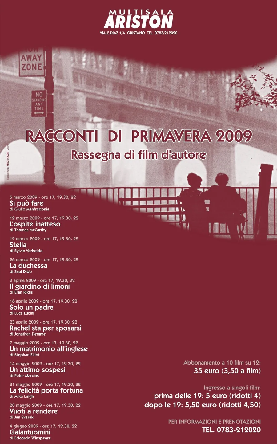 Locandina di una rassegna cinematografica